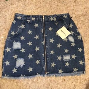 superdown star mini skirt size small